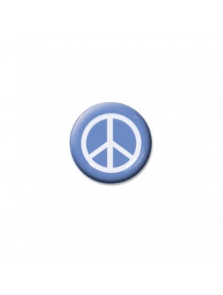 Brillen Aufkleber 'Inner Circle Peace' light blue