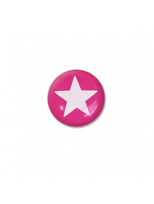 Brillen Aufkleber 'Inner Circle Star' pink