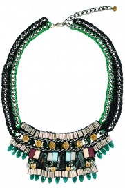 Halskette 'Poly' emerald 