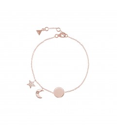 Armband 'Moon and Star' Silber rosé vergoldet