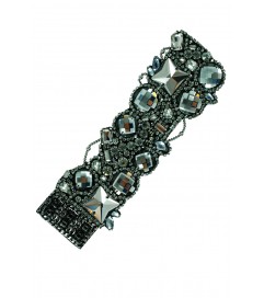 Glamour-Armband 'Dodona' anthrazit