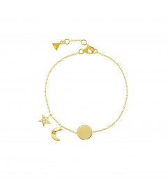Armband 'Moon and Star' Silber vergoldet