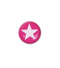 Brillen Aufkleber 'Inner Circle Star' pink